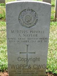 Dar Es Salaam War Cemetery - Naylor, Arthur